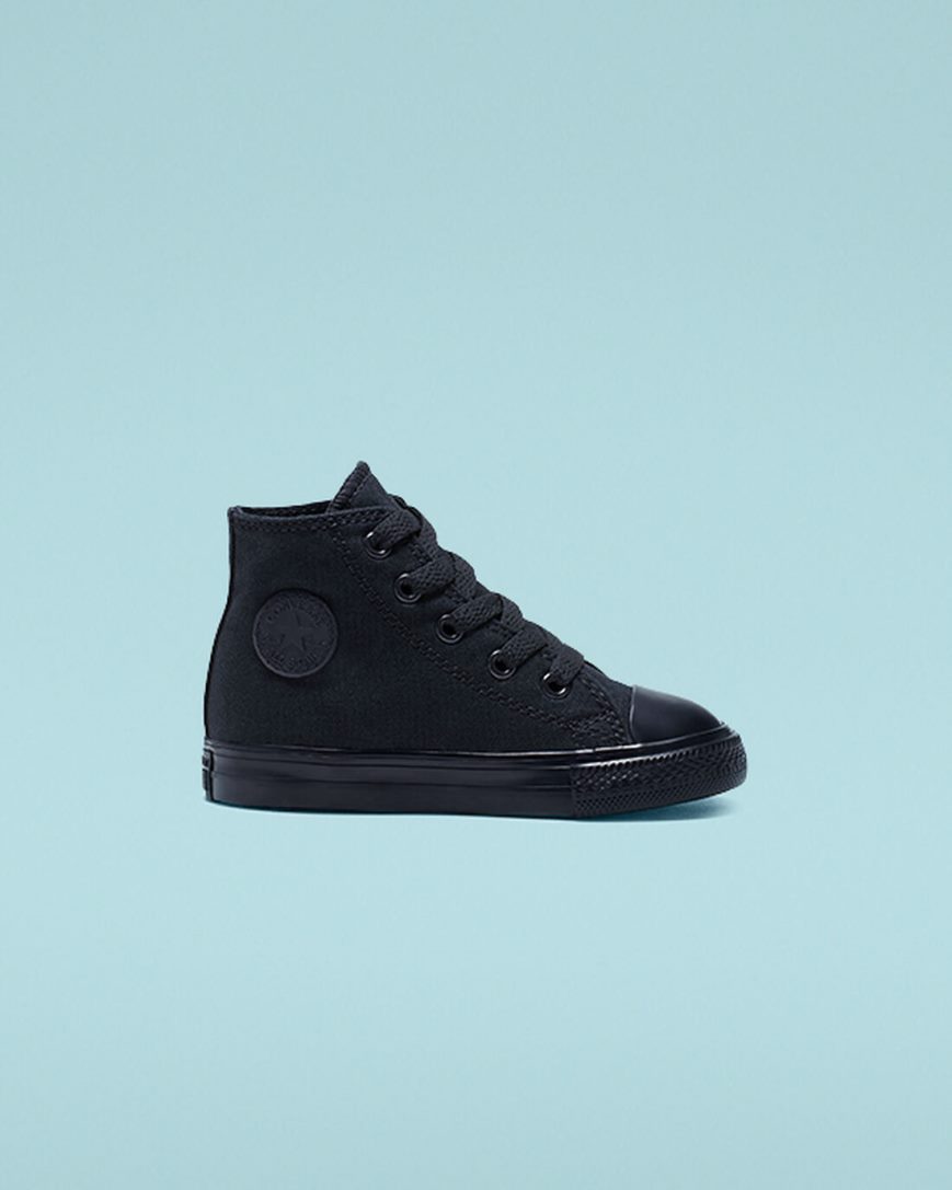 Tenisky Vysoke Converse Chuck Taylor All Star Klasické Dievcenske Čierne | SK BRUZN4